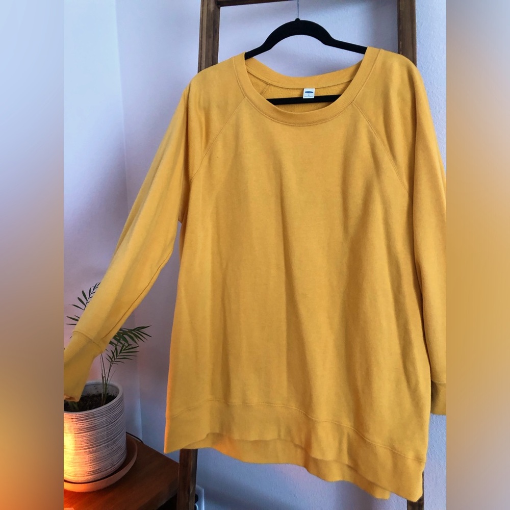 Marigold oversized crew sweater